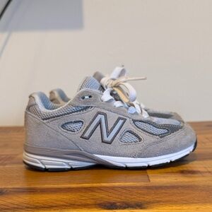New Balance Kids' Gray Sneakers 990